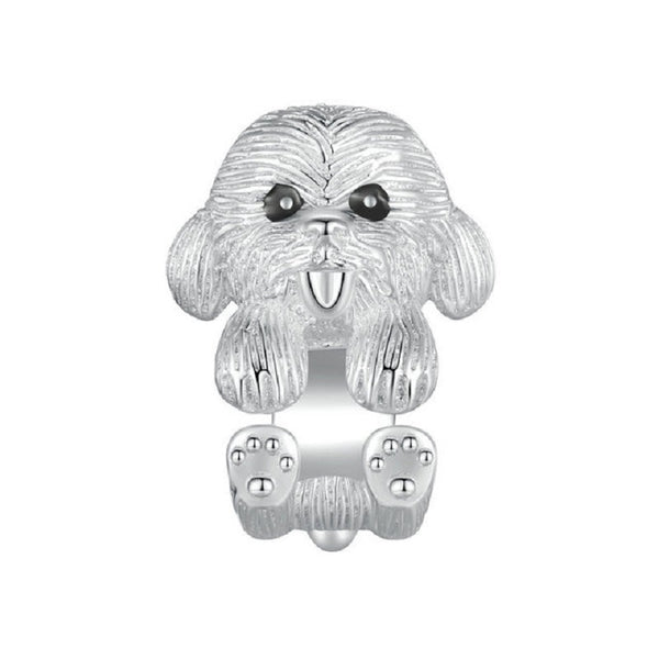 Charm Anhänger Hund Sterling Silber - FALKENKOENIG SCHMUCK & Piercing Online Shop