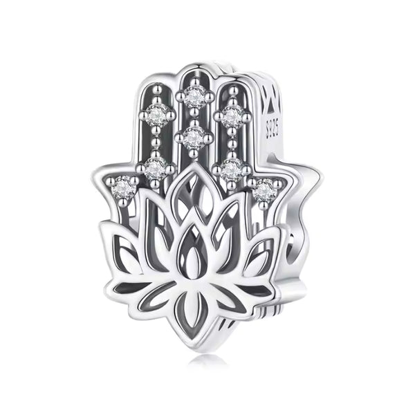 Fatima Charm-Anhänger 925er Silber - FALKENKOENIG SCHMUCK & Piercing Online Shop