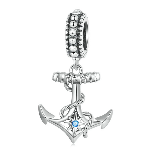 Charm Anhänger Anker Sterling Silber - FALKENKOENIG SCHMUCK & Piercing Online Shop
