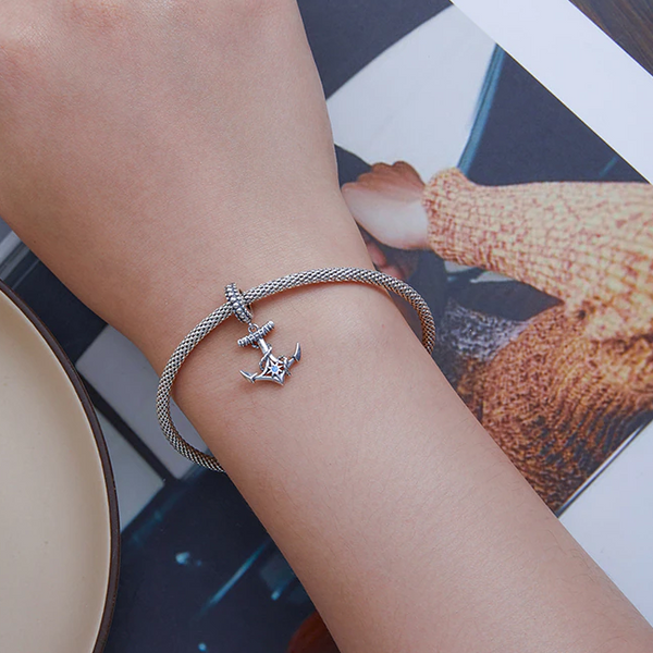 Charm Anhänger Anker Sterling Silber - FALKENKOENIG SCHMUCK & Piercing Online Shop