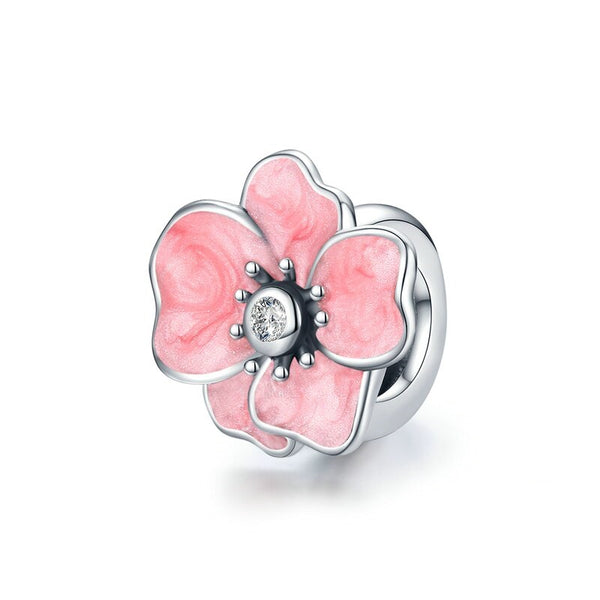 Charm Anhänger Hibiskus Sterling Silber - FALKENKOENIG SCHMUCK & Piercing Online Shop