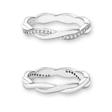 Damenring 925er Silber Zirkonia Steinchen - FALKENKOENIG SCHMUCK & Piercing Online Shop