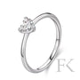 Herz Silver Liebe Fingerring 925er Silber - FALKENKOENIG SCHMUCK & Piercing Online Shop