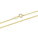 Basic Gold Halskette 925er Silber - FALKENKOENIG SCHMUCK & Piercing Online Shop
