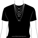 Basic Gold Halskette 925er Silber - FALKENKOENIG SCHMUCK & Piercing Online Shop