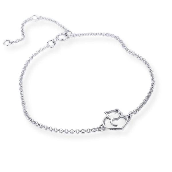 Katzen Silber Armband 925er Silber - FALKENKOENIG SCHMUCK & Piercing Online Shop