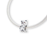Katzen Charm Anhänger Sterling Silber - FALKENKOENIG SCHMUCK & Piercing Online Shop