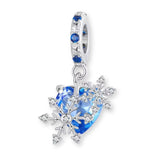 Snowflake Charm-Anhänger 925er Silber - FALKENKOENIG SCHMUCK & Piercing Online Shop