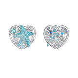 Seestern Charm aus 925er Silber mit strukturierter Oberfläche – maritimer Anhänger als Symbol für Stärke, Regeneration und das Meer.