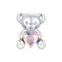 Baer Herzilein Charm 925er Silber