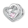 Charm Anhänger Doppel Herz Sterling Silber - FALKENKOENIG SCHMUCK & Piercing Online Shop