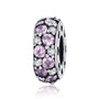 Herzlich Charm aus 925er Silber mit rosa Kristallen und vielen Herzmotiven – romantisches Schmuckstück für Liebe, Zärtlichkeit und feminine Eleganz.