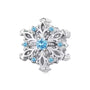 Schneeflocken Charm mit vielen Kristallen – winterlicher Anhänger mit funkelndem Eiskristall-Design, perfekt für Charm-Armbänder und Ketten. ❄️✨