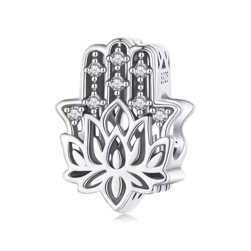 Fatima Charm-Anhänger 925er Silber - FALKENKOENIG SCHMUCK & Piercing Online Shop