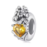 Sternzeichen Stopper Charm 925er Silber - FALKENKOENIG SCHMUCK & Piercing Online Shop