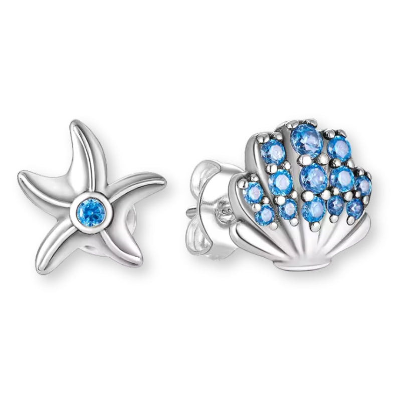 Muschel Ohrstecker aus 925er Silber – filigran gearbeitete Ohrringe in Muschelform, inspiriert von der Natur, Symbol für Schutz und Intuition.🐚✨