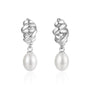 Elegante Perlen Ohrringe aus 925er Silber oder Goldoptik – klassisches Schmuckstück für Hochzeit, Geschenk oder zeitlosen Stil.