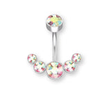 Luna Bauchnabelpiercing Chirurgenstahl 316L - FALKENKOENIG SCHMUCK & Piercing Online Shop