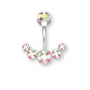 Luna Bauchnabelpiercing Chirurgenstahl 316L - FALKENKOENIG SCHMUCK & Piercing Online Shop