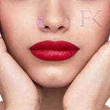 Pink Doppel-Nasenring Piercing Titan - FALKENKOENIG SCHMUCK & Piercing Online Shop