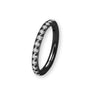 Brillant Schwarz Nasen-Piercing Titan - FALKENKOENIG SCHMUCK & Piercing Online Shop