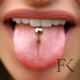 Zungenpiercing 4er-Set Titan - FALKENKOENIG SCHMUCK & Piercing Online Shop