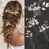 Set Braut-Haarschmuck Hochzeit - FALKENKOENIG SCHMUCK & Piercing Online Shop