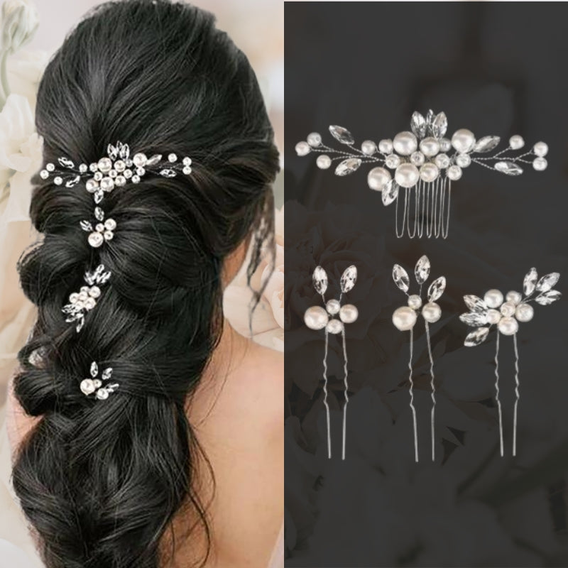 Set Braut-Haarschmuck Hochzeit - FALKENKOENIG SCHMUCK & Piercing Online Shop