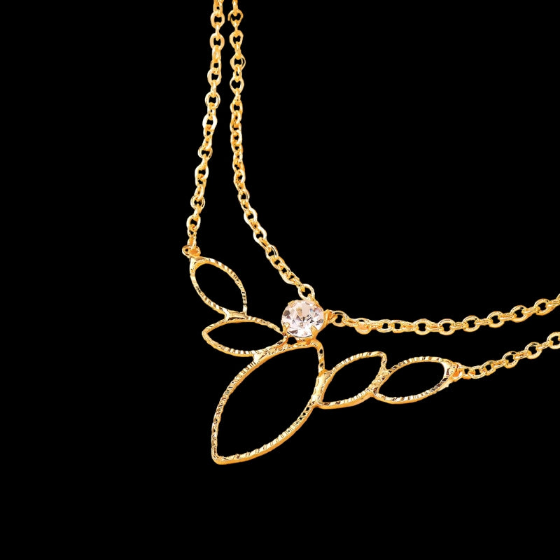 Rückenkette Brautschmuck für Brautkleid mit tiefem Rückenausschnitt, Hochzeitskette in Gold oder Silber mit Sicherheitsverschluss.