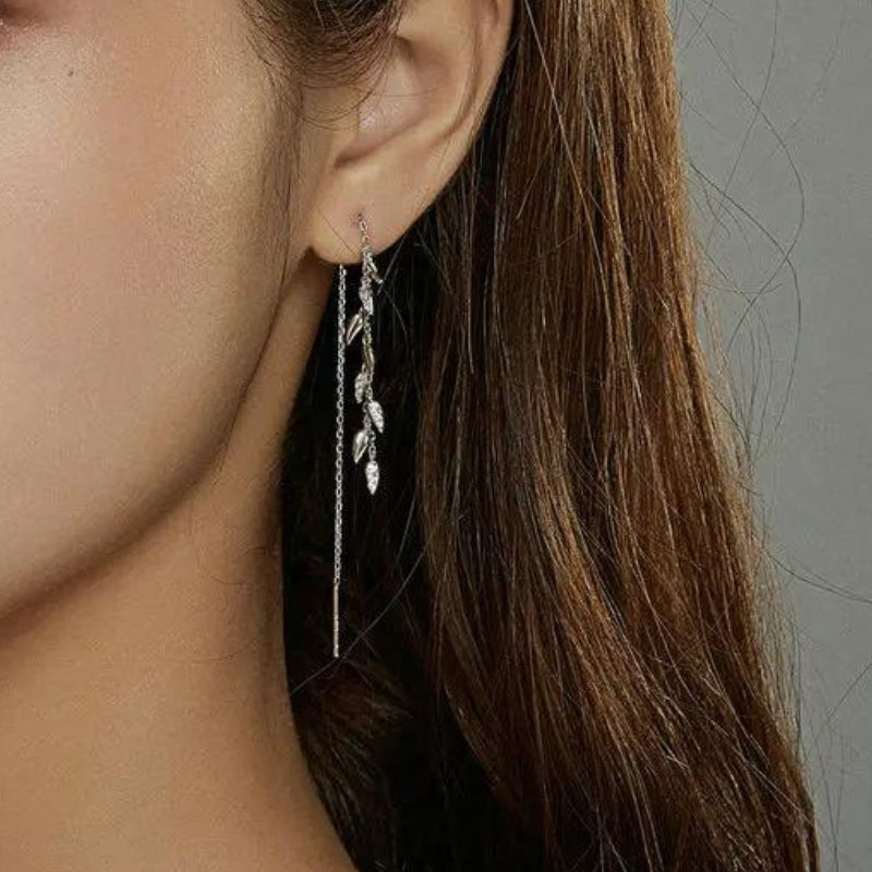 Weide Hänger Ohrstecker 925er Silber - FALKENKOENIG SCHMUCK & Piercing Online Shop