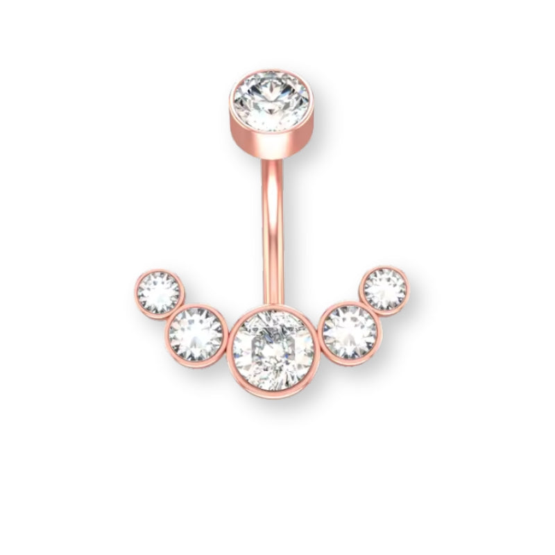 Luna Bauchnabelpiercing Chirurgenstahl 316L - FALKENKOENIG SCHMUCK & Piercing Online Shop