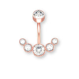Luna Bauchnabelpiercing Chirurgenstahl 316L - FALKENKOENIG SCHMUCK & Piercing Online Shop