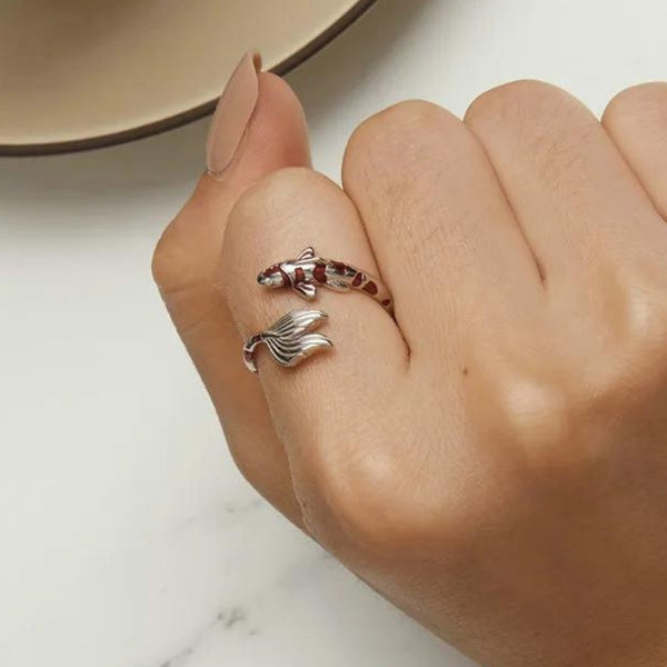 Koi Ring Silberring - FALKENKOENIG SCHMUCK & Piercing Online Shop