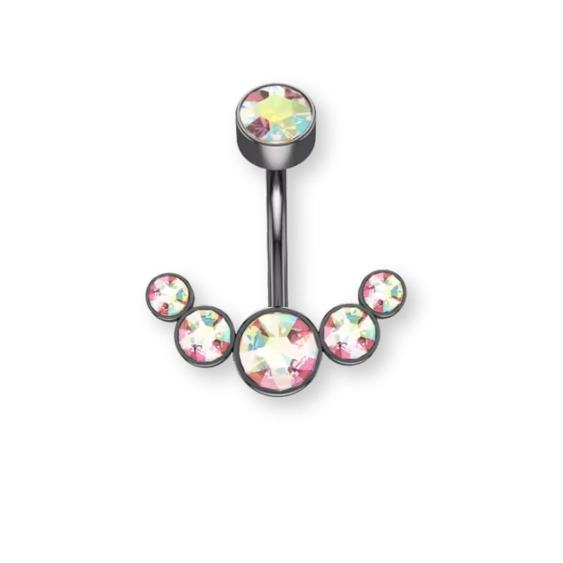 Luna Bauchnabelpiercing Chirurgenstahl 316L - FALKENKOENIG SCHMUCK & Piercing Online Shop