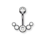 Luna Bauchnabelpiercing Chirurgenstahl 316L - FALKENKOENIG SCHMUCK & Piercing Online Shop
