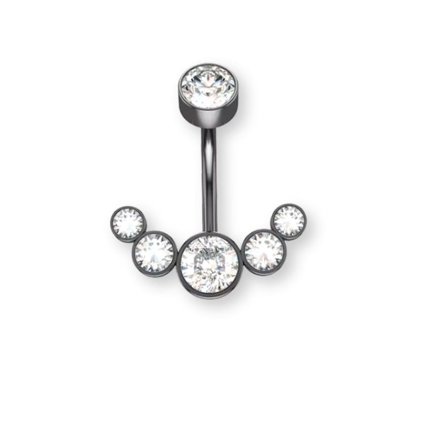 Luna Bauchnabelpiercing Chirurgenstahl 316L - FALKENKOENIG SCHMUCK & Piercing Online Shop