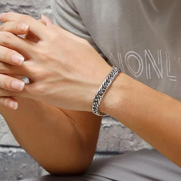 Edelstahl Armband Herren 12mm - FALKENKOENIG SCHMUCK & Piercing Online Shop