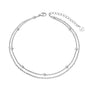 Fusskettchen 925 Sterlingsilber 20 - 25 cm - FALKENKOENIG SCHMUCK & Piercing Online Shop