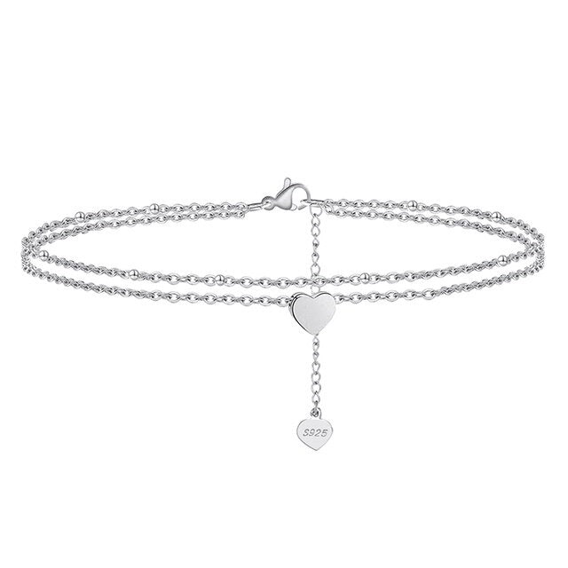 Fusskettchen 925 Sterlingsilber 22 - 26 cm - FALKENKOENIG SCHMUCK & Piercing Online Shop