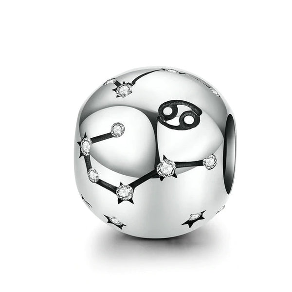 Sternzeichen Charm Anhänger Sterling Silber Kristall - FALKENKOENIG SCHMUCK & Piercing Online Shop
