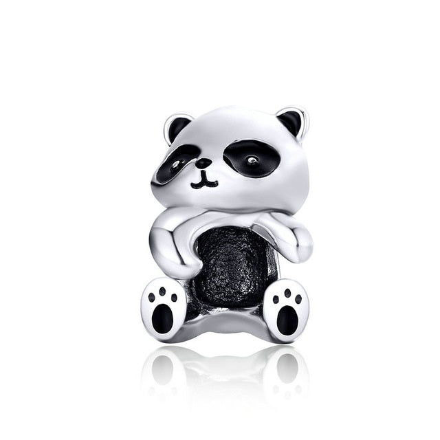 Charm Anhänger Panda Bär Sterling Silber - FALKENKOENIG SCHMUCK & Piercing Online Shop