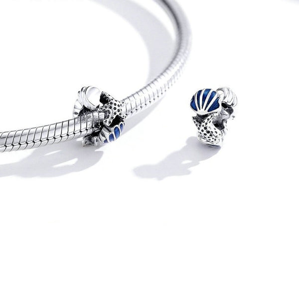 Charm Anhänger Muschel Sterling Silber - FALKENKOENIG SCHMUCK & Piercing Online Shop