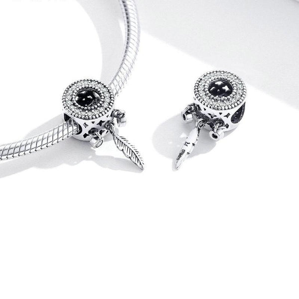 Charm Anhänger Traumfänger Sterling Silber Kristall - FALKENKOENIG SCHMUCK & Piercing Online Shop