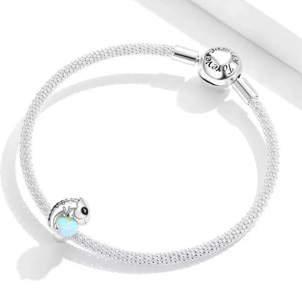 Charm Anhänger Chamäleon Sterling Silber - FALKENKOENIG SCHMUCK & Piercing Online Shop