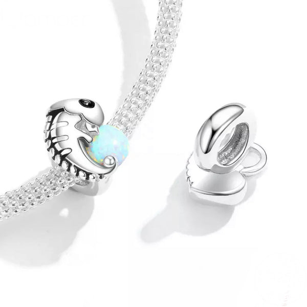 Charm Anhänger Chamäleon Sterling Silber - FALKENKOENIG SCHMUCK & Piercing Online Shop