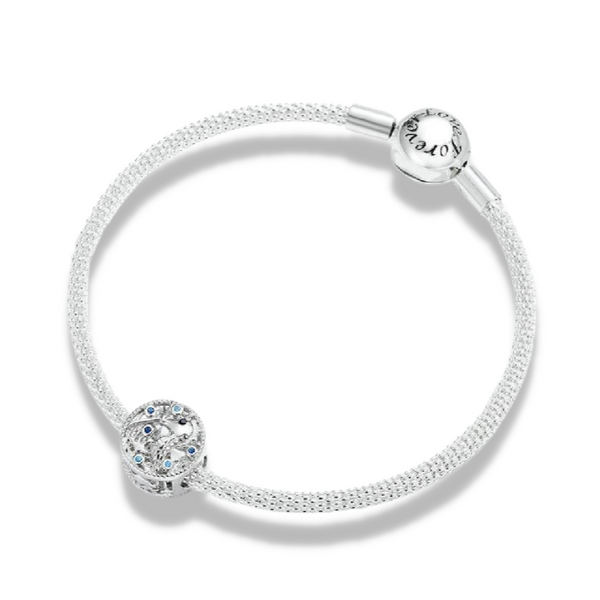 Seepferdchen Charm Anhänger Sterling Silber Kristall - FALKENKOENIG SCHMUCK & Piercing Online Shop