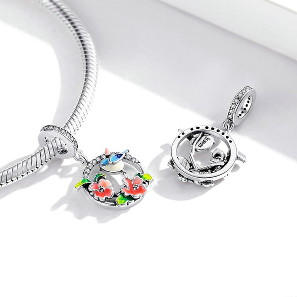 Charm Anhänger Frühling Sterling Silber - FALKENKOENIG SCHMUCK & Piercing Online Shop
