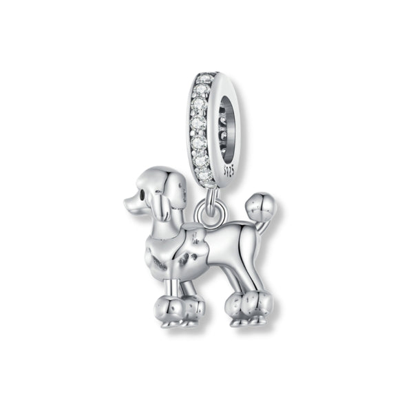 Pudel Charm Anhänger Sterling Silber - FALKENKOENIG SCHMUCK & Piercing Online Shop