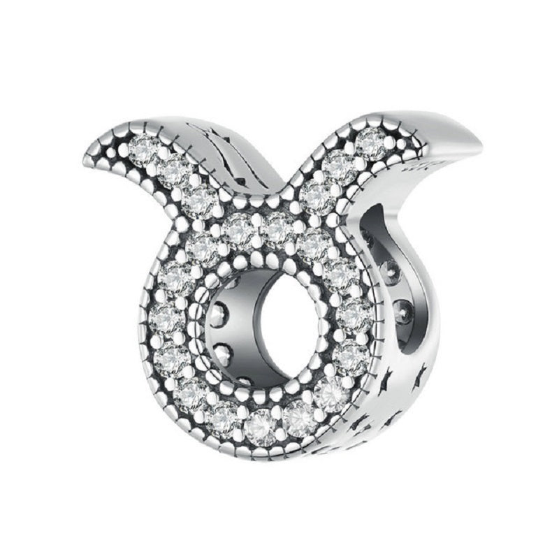 Kristall Sternzeichen Charm Anhänger Sterling Silber - FALKENKOENIG SCHMUCK & Piercing Online Shop