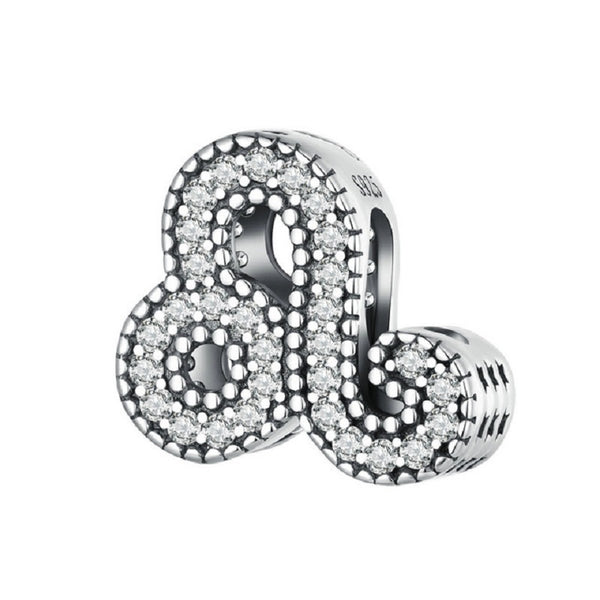 Kristall Sternzeichen Charm Anhänger Sterling Silber - FALKENKOENIG SCHMUCK & Piercing Online Shop